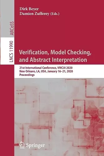 Verification, Model Checking, and Abstract Interpretation cover