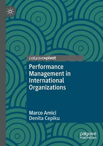 Performance Management in International Organizations cover