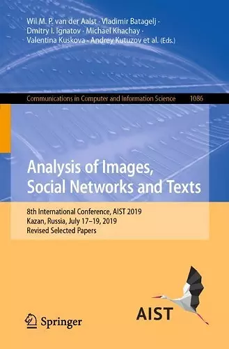 Analysis of Images, Social Networks and Texts cover