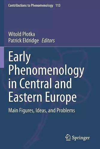 Early Phenomenology in Central and Eastern Europe cover