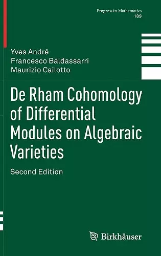 De Rham Cohomology of Differential Modules on Algebraic Varieties cover