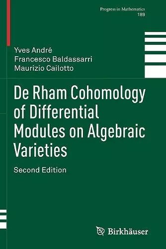 De Rham Cohomology of Differential Modules on Algebraic Varieties cover