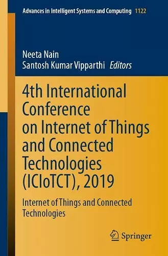 4th International Conference on Internet of Things and Connected Technologies (ICIoTCT), 2019 cover