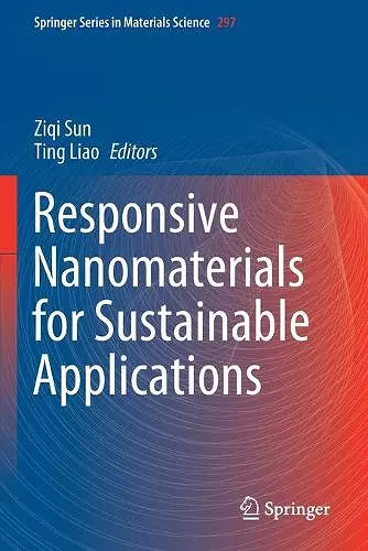 Responsive Nanomaterials for Sustainable Applications cover