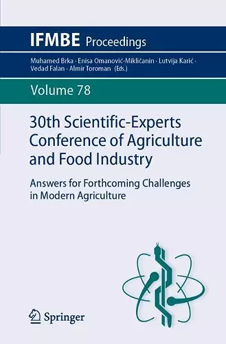 30th Scientific-Experts Conference of Agriculture and Food Industry cover