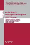 On the Move to Meaningful Internet Systems: OTM 2019 Workshops cover