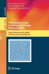 From Lambda Calculus to Cybersecurity Through Program Analysis cover