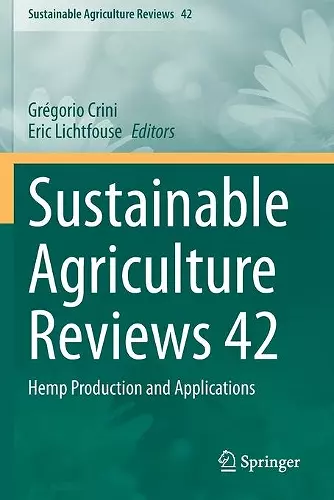 Sustainable Agriculture Reviews 42 cover