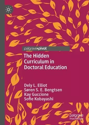 The Hidden Curriculum in Doctoral Education cover