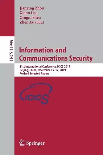 Information and Communications Security cover