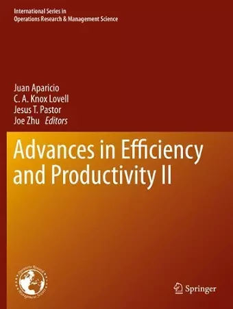 Advances in Efficiency and Productivity II cover