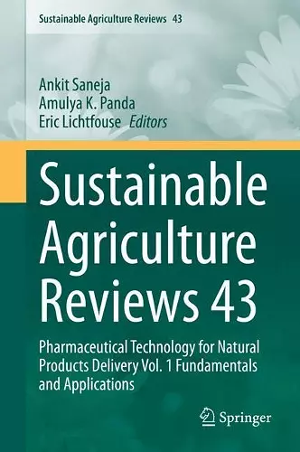 Sustainable Agriculture Reviews 43 cover
