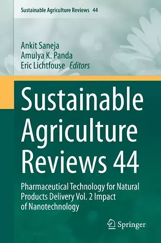 Sustainable Agriculture Reviews 44 cover