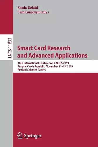 Smart Card Research and Advanced Applications cover