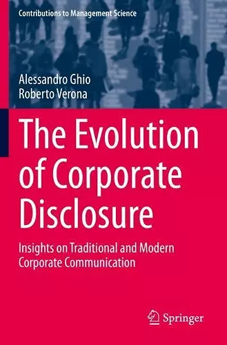 The Evolution of Corporate Disclosure cover
