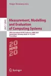 Measurement, Modelling and Evaluation of Computing Systems cover