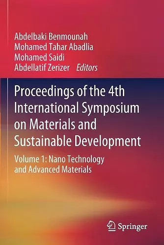 Proceedings of the 4th International Symposium on Materials and Sustainable Development cover