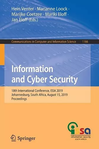 Information and Cyber Security cover