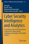 Cyber Security Intelligence and Analytics cover