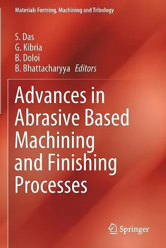 Advances in Abrasive Based Machining and Finishing Processes cover