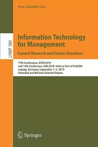 Information Technology for Management: Current Research and Future Directions cover