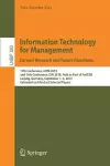 Information Technology for Management: Current Research and Future Directions cover