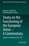 Treaty on the Functioning of the European Union - A Commentary cover