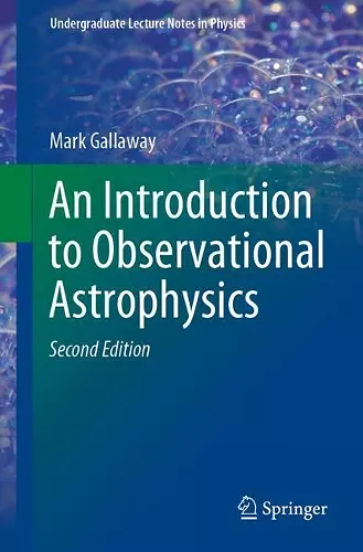 An Introduction to Observational Astrophysics cover