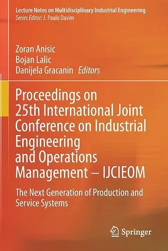 Proceedings on 25th International Joint Conference on Industrial Engineering and Operations Management – IJCIEOM cover