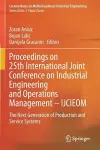Proceedings on 25th International Joint Conference on Industrial Engineering and Operations Management – IJCIEOM cover