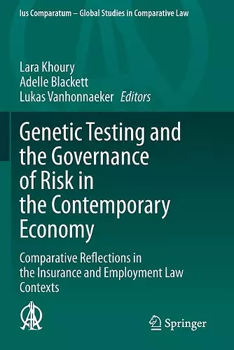 Genetic Testing and the Governance of Risk in the Contemporary Economy cover