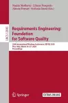 Requirements Engineering: Foundation for Software Quality cover