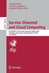 Service-Oriented and Cloud Computing cover