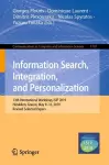 Information Search, Integration, and Personalization cover