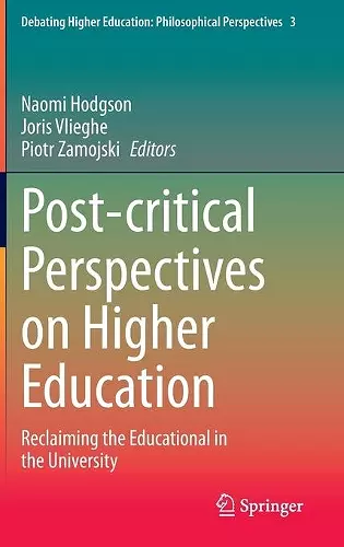 Post-critical Perspectives on Higher Education cover