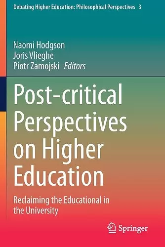 Post-critical Perspectives on Higher Education cover