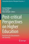 Post-critical Perspectives on Higher Education cover
