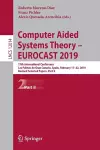 Computer Aided Systems Theory – EUROCAST 2019 cover