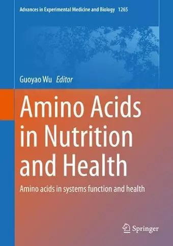 Amino Acids in Nutrition and Health cover