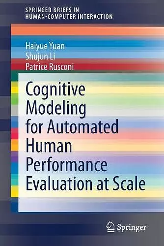 Cognitive Modeling for Automated Human Performance Evaluation at Scale cover