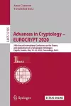 Advances in Cryptology – EUROCRYPT 2020 cover