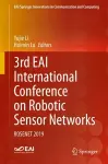 3rd EAI International Conference on Robotic Sensor Networks cover
