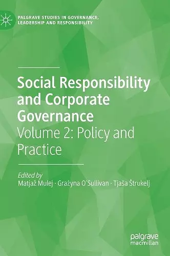 Social Responsibility and Corporate Governance cover