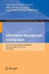 Information Management and Big Data cover