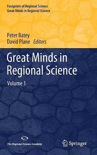 Great Minds in Regional Science cover