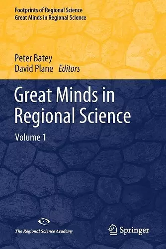 Great Minds in Regional Science cover