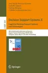 Decision Support Systems X: Cognitive Decision Support Systems and Technologies cover