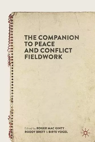 The Companion to Peace and Conflict Fieldwork cover