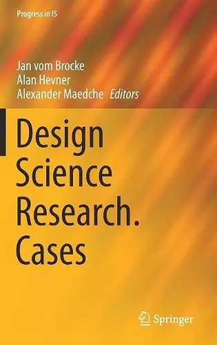 Design Science Research. Cases cover