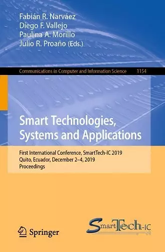 Smart Technologies, Systems and Applications cover